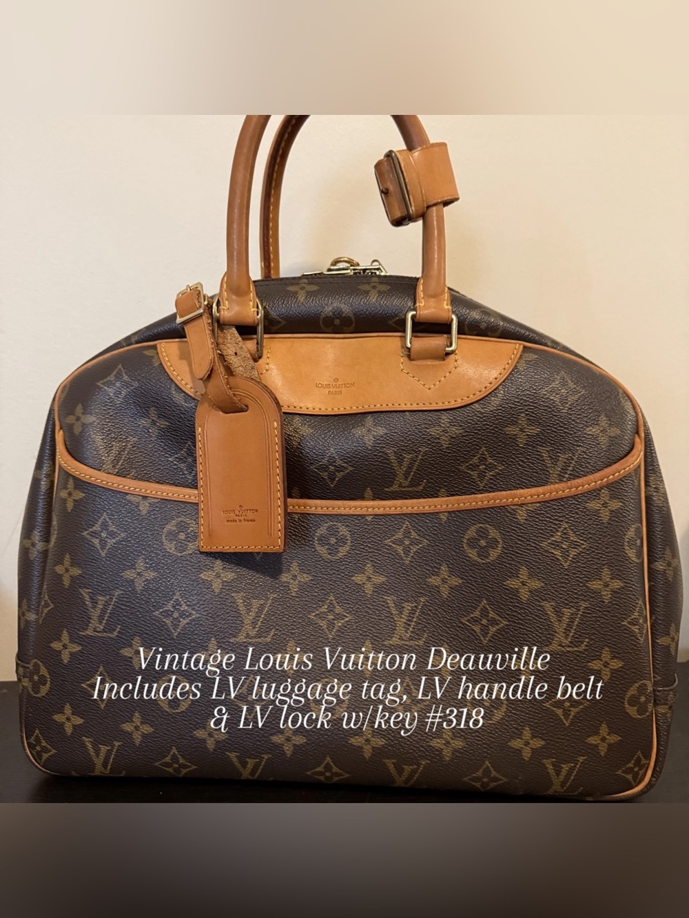 Louis Vuitton Vintage Monogram Deauville w/ Accessories